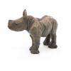 PAPO Wild Animal Kingdom Rhinoceros Calf Toy Figure, 10 Months or Above, Brown (50035)