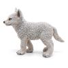 PAPO Wild Animal Kingdom Young Polar Wolf Toy Figure, 3 Years or Above, White (50228)