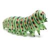 PAPO Wild Life in the Garden Caterpillar Toy Figure, 3 Years or Above, Green (50266)