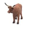 PAPO Farmyard Friends Salers Cow Toy Figure, 10 Months or Above, Brown (51042)