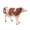 PAPO Farmyard Friends Montbeliarde Cow Toy Figure, 3 Years or Above, Brown/White (51165)