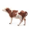 PAPO Farmyard Friends Montbeliarde Cow Toy Figure, 3 Years or Above, Brown/White (51165)