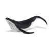 PAPO Marine Life Whale Calf Toy Figure, 3 Years or Above, Black/White (56035)