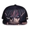 ATTACK ON TITAN Eren Jaeger Sublimation Snapback Baseball Cap, Multi-colour (BA713474ATT)