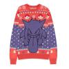 POKEMON Gengar Christmas Jumper, Unisex, Extra Extra Large, Red/Purple (KW230000POK-2XL)