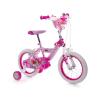 HUFFY Disney Princess 14-inch Children's Bike, Pink/White (24371W)