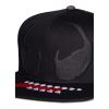 MARVEL COMICS Venom Expression Snapback Baseball Cap, Black/Grey (SB422584SPN)