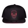 MARVEL COMICS Spider-man Red Silhouette Mask Snapback Baseball Cap, Black/Red (SB520705SPN)