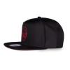 MARVEL COMICS Spider-man Red Silhouette Mask Snapback Baseball Cap, Black/Red (SB520705SPN)