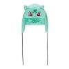 POKEMON Bulbasaur 100# Novelty Trapper Hat, Green (NH323512POK-56)