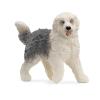 SCHLEICH Farm World Old English Sheepdog Toy Figure, 3 to 8 Years, Black/White (13968)