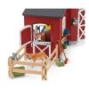 SCHLEICH Farm World Red Barn with Animals and Accessories Toy Playset, 3 to 8 Years, Multi-colour (42606)