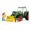 SCHLEICH Farm World Tractor with Trailer Toy Playset, 3 to 8 Years, Multi-colour (42608)