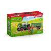 SCHLEICH Farm World Tractor with Trailer Toy Playset, 3 to 8 Years, Multi-colour (42608)