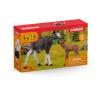 SCHLEICH Wild Life Mosse with Calf Toy Figures Set, 3 to 8 Years, Multi-colour (42629)