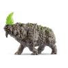 SCHLEICH Eldrador Creatures Battle Rhino Toy Figure, 7 to 12 Years, Grey/Green (70157)