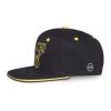 POKEMON Angry Pika Snapback Baseball Cap, Black/Yellow (SB775057POK)