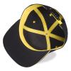 POKEMON Angry Pika Snapback Baseball Cap, Black/Yellow (SB775057POK)