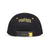 POKEMON Angry Pika Snapback Baseball Cap, Black/Yellow (SB775057POK)