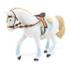 PAPO Horse and Ponies Blue Trendy Rider's Horse Toy Figure, 3 to 8 Years, White (51545)