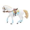 PAPO Horse and Ponies Blue Trendy Rider's Horse Toy Figure, 3 to 8 Years, White (51545)