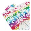 SES CREATIVE Metallic Colouring Canvas, 3 Years and Above (01150)