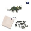 SES CREATIVE Explore Triceratops Dino and Skeleton Excavation 2-in-1, 5 Years and Above (25093)