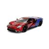 MARVEL COMICS Spider-Man 2017 Ford GT Die Cast Vehicle with Figure, Blue/Red (253225002)