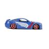 MARVEL COMICS Captain America Ford Mustang Die Cast Vehicle with Figure, Blue (253225007)