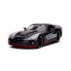 MARVEL COMICS Venom 2008 Dodge Viper Die Cast Vehicle with Figure, Black (253225015)