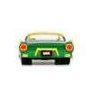 MARVEL COMICS Loki 1963 Ford Thunderbird Die Cast Vehicle with Figure, Green/Yellow (253225026SSU)