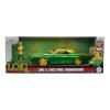MARVEL COMICS Loki 1963 Ford Thunderbird Die Cast Vehicle with Figure, Green/Yellow (253225026SSU)