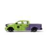 MARVEL COMICS Incredible Hulk 2014 Ram 150 Die Cast Vehicle with Figure, Green/Purple (253225029SSU)