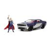 MARVEL COMICS Thor Dodge Challenger Die Cast Vehicle with Figure, Multi-colour (253225032SSU)