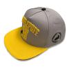 WIZARDING WORLD Harry Potter College Hufflepuff Snapback Baseball Cap, Grey/Yellow (HAR01605SBCOS)