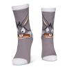 WARNER BROS. Looney Tunes Bug Bunny Novelty Socks (1-Pack), Unisex, 35/38, Grey/White (NS077468LNT-35/38)