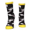 DC COMICS Batman Dark Knight, Bats, Silhouette Crew Socks (3-Pack), Unisex, 39/42, Multi-colour (CR687677BTM-39/42)