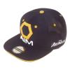 MARVEL COMICS The Avengers AIM Logo Snapback Baseball Cap, Black/Yellow (SB767502AVG)