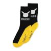POKEMON Pikachu and Pokeball Crew Socks (2-Pack), Male, 43/46, Multi-colour (CR300553POK-43/46)
