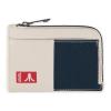ATARI Varsity Card Holder, Beige/Blue (MW614703ATA)