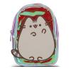 PUSHEEN THE CAT 3D Patch Shiny Mini Backpack, Multi-colour (MP841107PSH)