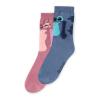 DISNEY Lilo & Stitch Let's Hold Hands Novelty Socks (1-Pack), Unisex, 35/38, Multi-colour (NS748741DNY-35/38)