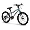 HUFFY Literide 20in Alloy 7-Speed Titanium Sky Blue and Grey Junior Boys Bike (23005W)