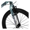 HUFFY Literide 20in Alloy 7-Speed Titanium Sky Blue and Grey Junior Boys Bike (23005W)