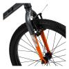HUFFY Literide 20in Single-Speed Tangerine Orange and Pebble Grey Children's Bike (23205W)