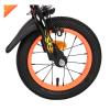 VOLARE Strike Orange and Black 12-Inch Boys Children's Bike (51255)