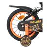VOLARE Strike Orange and Black 14-Inch Boys Children's Bike (51426)