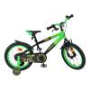 VOLARE Strike Green and Black 16-Inch Boys Children's Bike (51636)