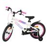 VOLARE Lily White 16-Inch Girls Children's Bike (51639)