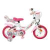 VOLARE Unicorn White 12-Inch Girls Children's Bike (61275)